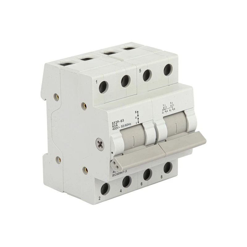 DIN রেল চেঞ্জওভার সুইচ 125A
